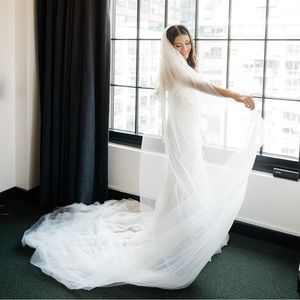 Ivory XL Cathedral Length Veil